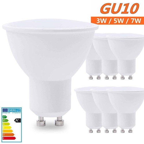 10xgu10 led 230v 5w 7w - led, 3w