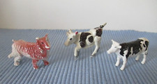 Tierfiguren   Miniatur Tiere Hund und 2 Kühe