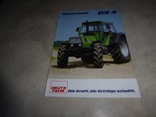 Prospekt zu den Traktoren der Serie DX 4 von Deutz-Fahr
