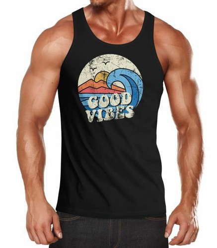 Herren tank top good vibes - herren,
