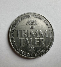 Medaille Trimm Taler 1981 AOK