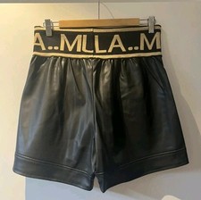 La Mu Kunstleder Hotpants