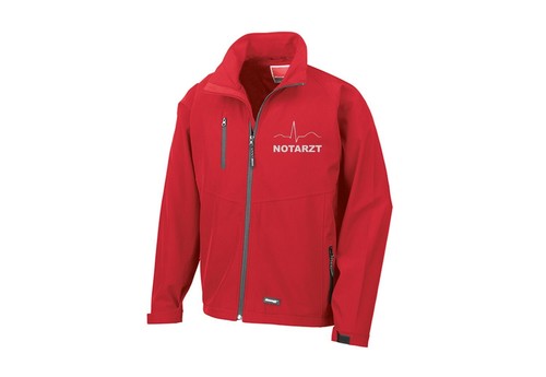 Softshelljacke notarzt rot - softshelljacke,