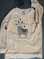 Kuschliger Schlafanzug 122/128 Lupilu abricot Frotteeschlafanzug; am Ärmel (s.2.