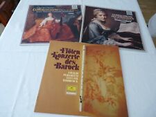 3 LP Vinyl Barock Spätbarock Konzerte für Flöte Cembalo Cello von Boccherini u a