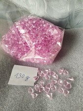 130 Gramm Kunststoff Steine Rosa Deko