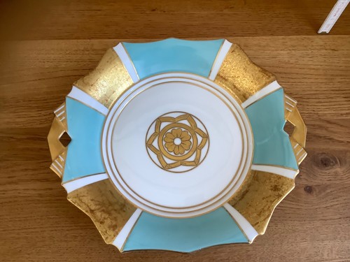 Toller art deco prunkteller - art,