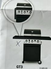 Gasgrill Grillwagen BBQ, Edelstahl-Brenner 10kw