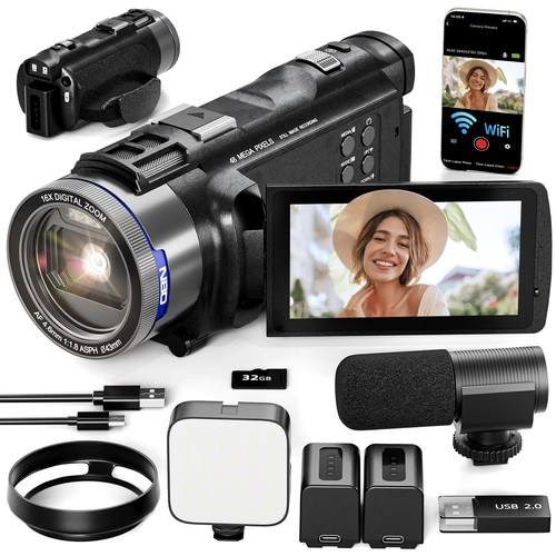 Videokamera camcorder 48mp - 5k,