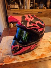 motocross helm Fox V1 mit brille NEU