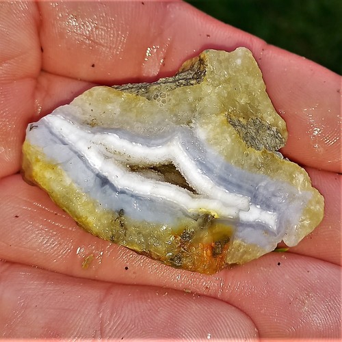 Blauer chalcedon druse - blauer,