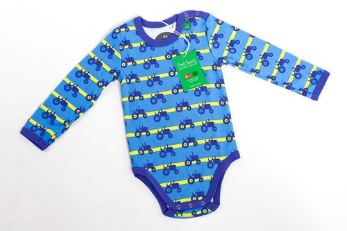 Green cotton baby - green,