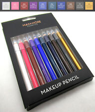 Kajalstifte Set Eye Pencil 10 Farben Kajal Stifte Eyeliner Augen Make up Vegan