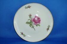 Porzellan Teller Fürstenberg rosa Rose mit Goldrand 16 cm