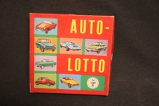 Auto-Lotto, antikes Kinderspiel, ca. 50 Jahre alt, gebraucht