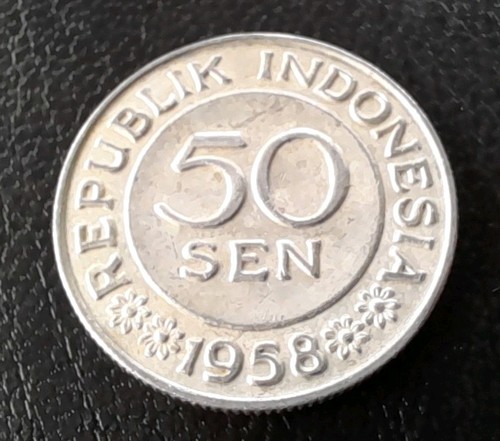 Münze sen indonesien 1958 - sen,