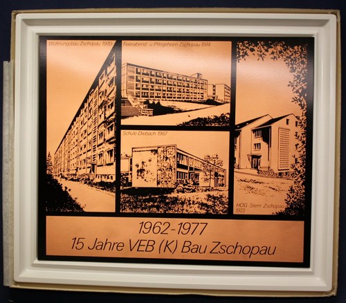 Original plakette jahre veb - plakette,