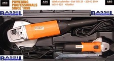 AEG Winkelschleifer -Set WS 21 - 230 E  2100W+WS 6-125  700W +Koffer