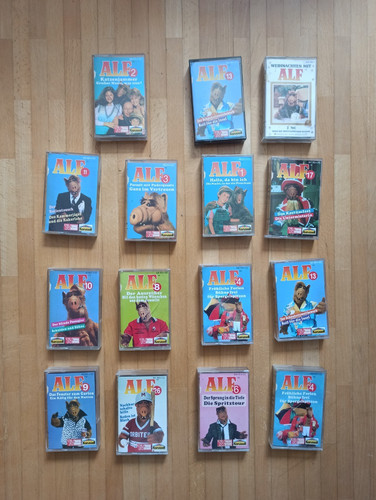 15x alf hörspiel kassetten - 15x,
