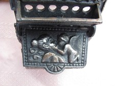 Dachbodenfund - schwarzer GRISWOLD Gußbehälter zum Öffnen und an die Wand hängen