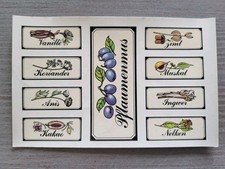 Abziehbilder Schiebebilder DDR Ostalgie "Gewürze" Küche