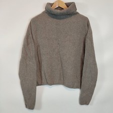 H&M Damen M grau gerippter