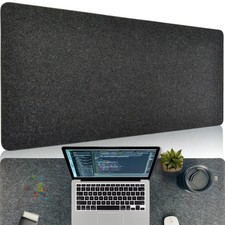 Schreibtischunterlage Filz,Großes Mauspad Rutschfeste Schreibtischmatte für Büro
