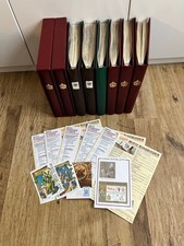 8 Lindner Alben mit Vordruck und Inhalt: Sammlung Vatikan 1978 - 1987