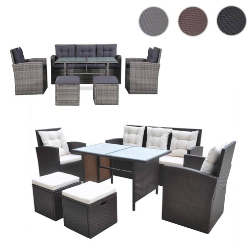 Garten lounge set mit - garten-lounge-set,