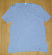 T-Shirt kurzarm Gr. L blau uni Enrico Mori