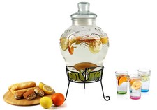 Glas Getränkespender 10 L mit