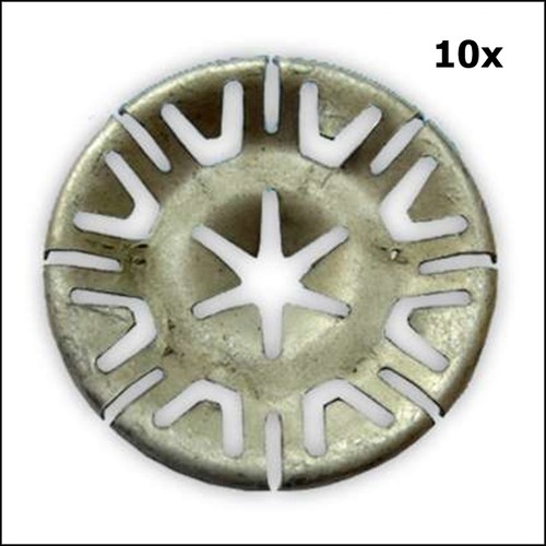 10x klemmschelle scheibe - klemmschelle,