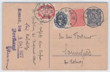 D. Reich Postkarte Forstamt