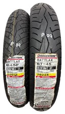 Bridgestone Battlax Bt45 110/80-18 & 120/90-18 Paar neue unbenutzte Reifen P07