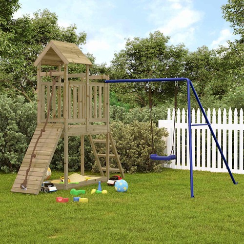 Spielturm mit schaukel - spielturm,