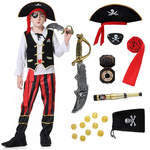 Piratenkostüm für jungen - piratenkostüm,