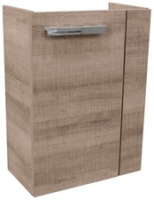 Fackelmann SBC A-VERO Waschbeckenunterschrank 45 cm Braun hell Anschlag links