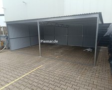 Blechgarage 6x6m Carport