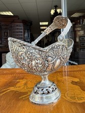 Silber Korb Silber 800 Schale Henkelkorb Brautkorb Hochzeitskorb Obstkorb Punzen