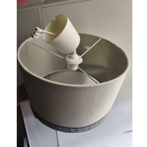 Runder lampenschirm aus - lampenschirm, stoff