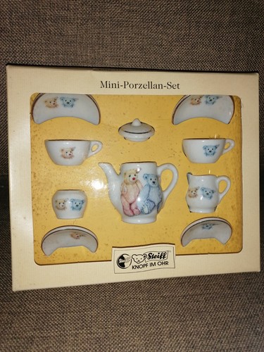 Steiff mini porzellan set - steiff, mini-porzellan-set