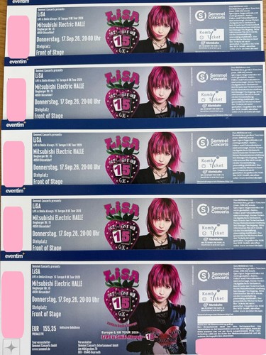 Tickets lisa fos front - tickets,