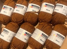 Wollpaket 450 g Schachenmayr micro braun
