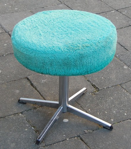 Ddr plüsch dreh hocker - plüsch,