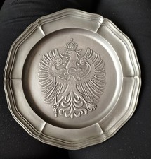 Alter Zinnteller Königlich
