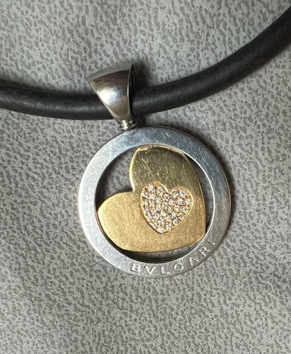 Bvlgari anhänger rund herz - anhänger,