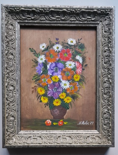 öl bild blumen - , 20