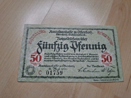 Notgeld osterholz - notgeld,