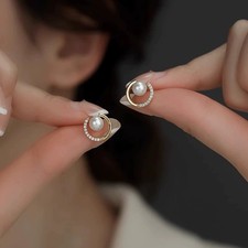 Perlen Ohrringe 925 Sterling