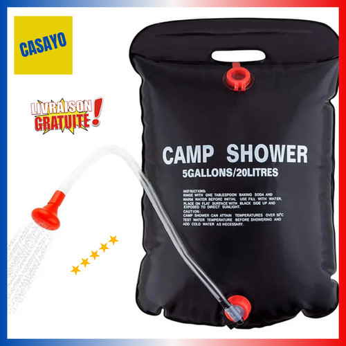 Tragbare solar campingdusche - tragbare,